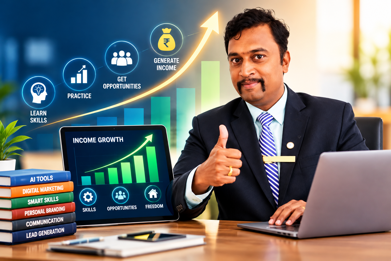 TROBO Academy founder and Skill to Income learning guide